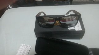 Gafas Sol KINGSEVEN Cristal Plata Patillas Madera