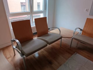 Bancada sala de espera para oficinas, clínicas.