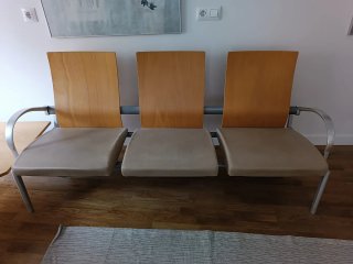 Bancada sala de espera para oficinas, clínicas.
