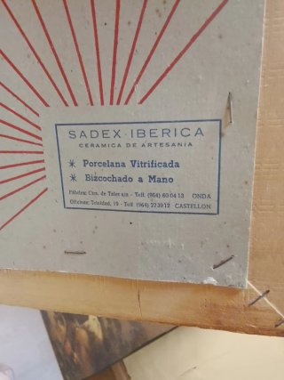 Cuadro porcelana