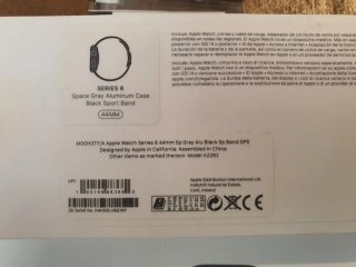 APPLE WATCH SERIE 6 44MM GPS NERO 100% BAT