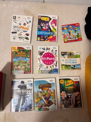 Nintendo Wii Family Edition Roja