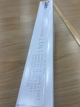 Asalvo Barrera de Cama 2 en 1 de 150 cm para Niño