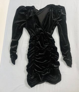 Vestido Negro Terciopelo