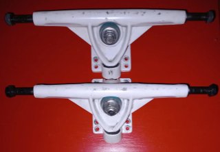Ejes Longboard Blancos Pareja