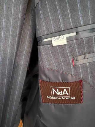 Traje de caballero Núñez de Arenas gris