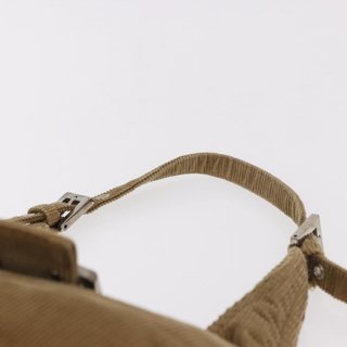FENDI Mamma Baguette Shoulder Bag Corduroy Brown