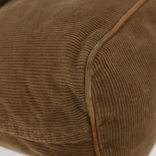 FENDI Mamma Baguette Shoulder Bag Corduroy Brown