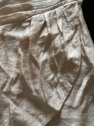 Vestido H&M Beige Dorado Mini