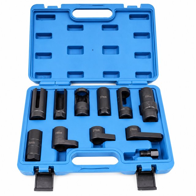Juego vasos llaves sensor oxígeno 11 pzs S-X11OS