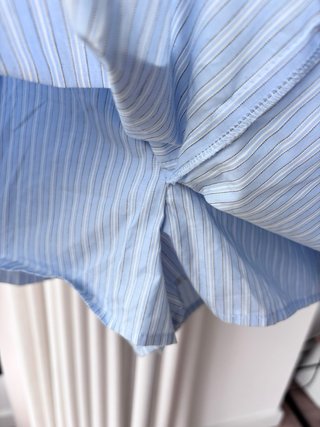 Falda pantalón Zara azul Talla M algodón