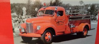 Camión Bomberos Internacional 1940 1/18