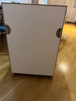 Cajonera blanca de madera