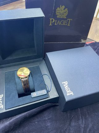 Reloj Piaget Oro 18k Piel Marrón