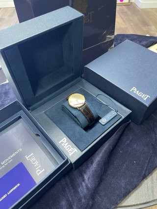 Reloj Piaget Oro 18k Piel Marrón