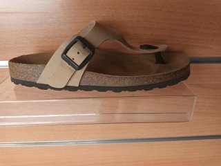 Sandalia bio de piel mujer