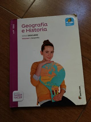 Pack libros Geografía e Historia 1° ESO.
