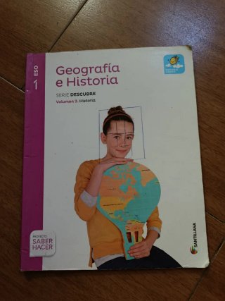 Pack libros Geografía e Historia 1° ESO.