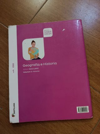 Pack libros Geografía e Historia 1° ESO.
