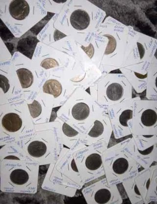 Lote 120 monedas francos belgas 40-80s
