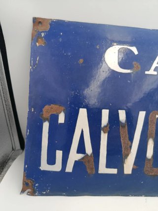 CHAPA ESMALTADA "CALLE DE CALVO SOTELO"