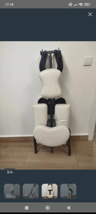 Silla de masaje o tatuar espalda