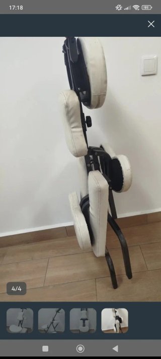 Silla de masaje o tatuar espalda