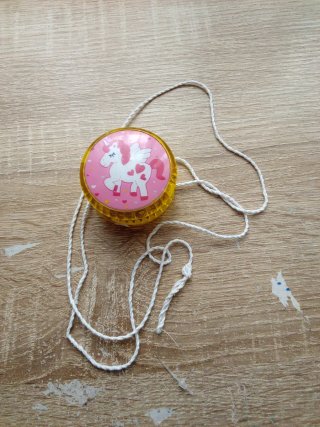 Yoyo infantil con diseño de unicornio