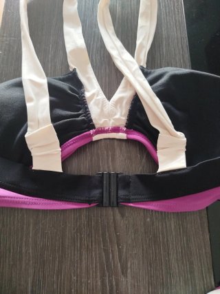 Bikini Etam Negro y Rosa