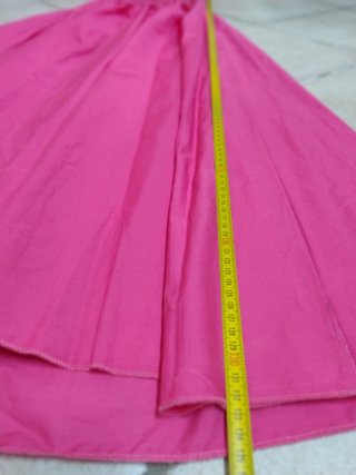 Abito lungo fucsia 100% Cotone