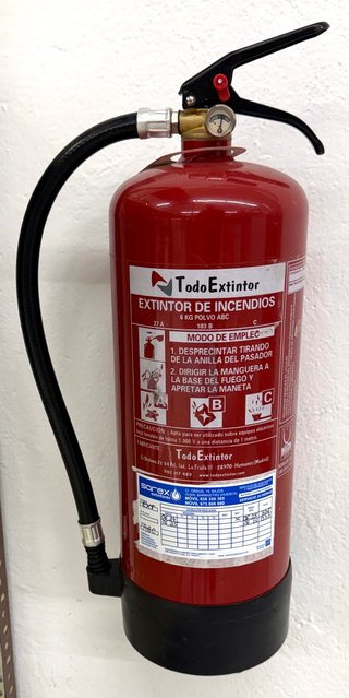 Extintor de incendios Todo Extintor 4 kg ABC