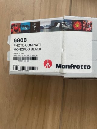Monopié Manfrotto para cámara