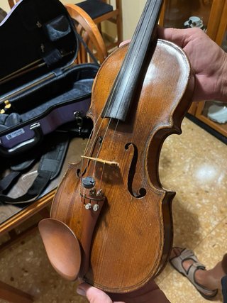 Violín Herklick antiguo restaurado