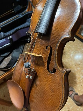 Violín Herklick antiguo restaurado
