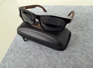 Gafas Sol Kingseven Cristal Negro Patillas Madera
