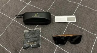 Gafas Sol Kingseven Cristal Negro Patillas Madera
