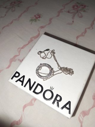 Collar Pandora Plata Circonitas Nuevo