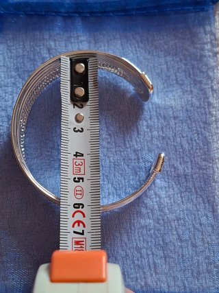 Pulsera fina plateada