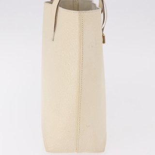 GUCCI Hand Bag Leather Ivory Gold 000 2058 0558 0