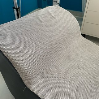 Escalera para mascotas de tela y piel sintética