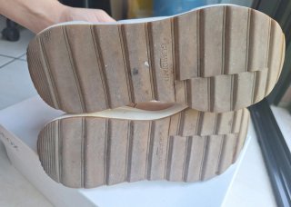 Scarpe Guardiani donna beige/oro n. 39