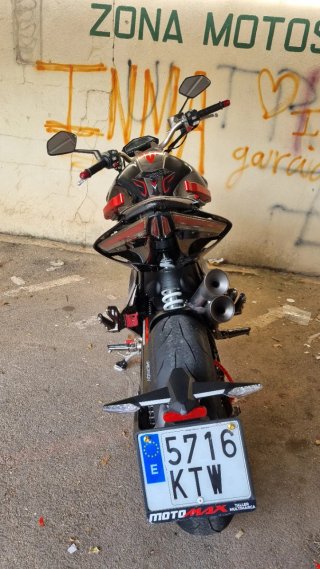 VENDO Moto Zontes R310 Negra NEGOCIABLE