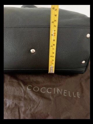 Borsa Coccinelle Vera Pelle Nera