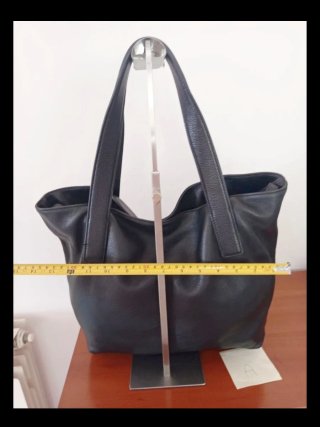 Borsa Coccinelle Vera Pelle Nera