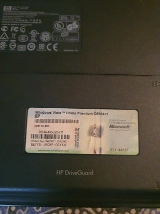 HP Compaq 4720s Plata