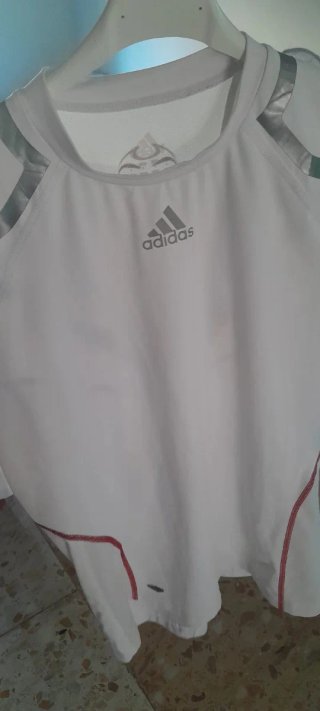 Maglietta uomo Adidas bianca
