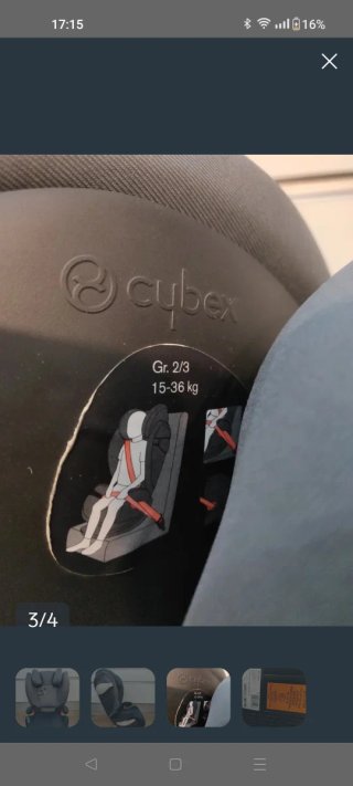 Silla coche Cybex Gold Isofix