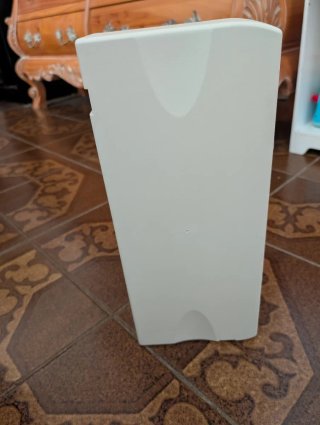 Torre organizadora CD/DVD blanca