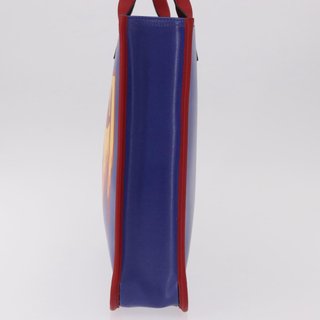 GUCCI Hand Bag PVC Blue Red 550763 Auth 183061M -