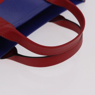 GUCCI Hand Bag PVC Blue Red 550763 Auth 183061M -